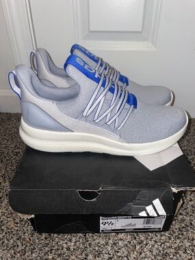 Adidas Lite Racer Adapt 7.0 men's running shoes in a gray/blue Men’s 9.5